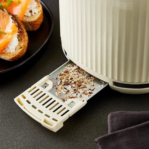 Geepas Fluted 2-Slice Toaster, 6 Browning Levels, Cream GBT36558UK-CR - GEEPAS - Image 6