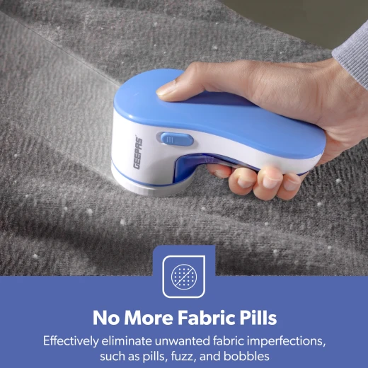 Geepas Rechargeable Lint Remover, Type-C, Child Lock, White/Blue GLR63069UK-BL - GEEPAS - Image 9