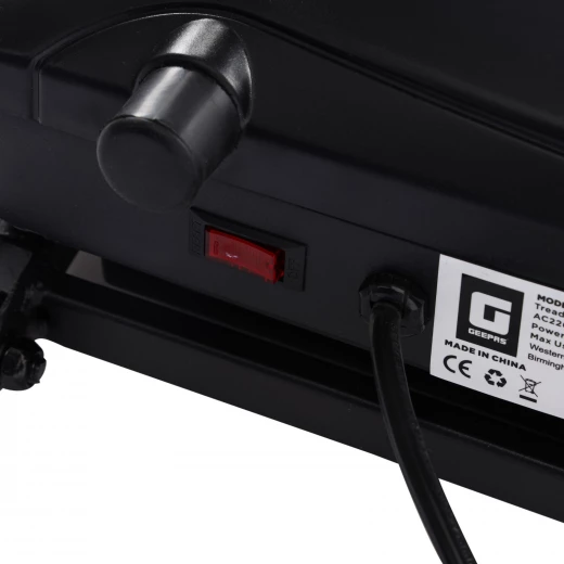 Geepas GFT90000 Foldable Treadmill – 2.0HP Motor, 12 Programs, App Sync (Zwift, Kinomap, Spax), LCD Display, Black - GEEPAS - Image 9
