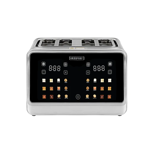 Geepas Digital 4-Slice Toaster, LED Touch, 6 Modes, Silver GBT36569UK Geepas Digital 4-Slice Toaster, LED Touch, 6 Modes, Silver GBT36569UK