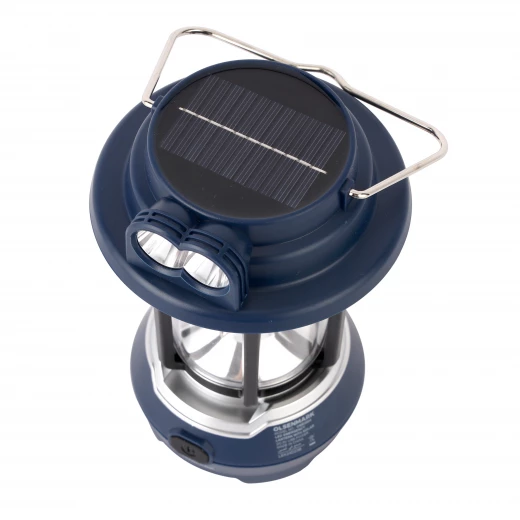 Olsenmark LED Emergency Lantern with Solar – OME2824, Energy Efficient, Super Bright, 7 Hours Runtime, Portable, Compact, Blue, 2 Years Warranty - olsenmark - Image 3