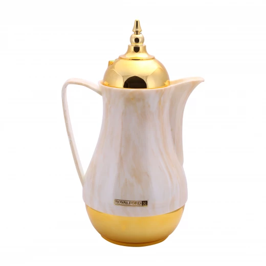 Royalford RF9412 Double-Wall Marble Coffee & Tea Set – Insulated, Leak-Proof (1 L × 2) - Royalford - Image 9