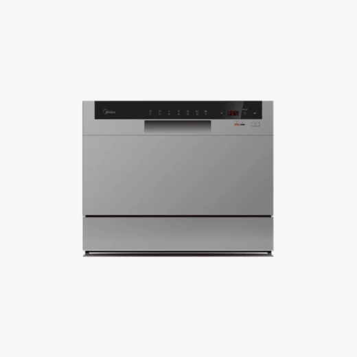 Midea Countertop Dishwasher 6 Sets 7 Programs Silver WQP6‑3602F Midea Countertop Dishwasher 6 Sets 7 Programs Silver WQP6‑3602F