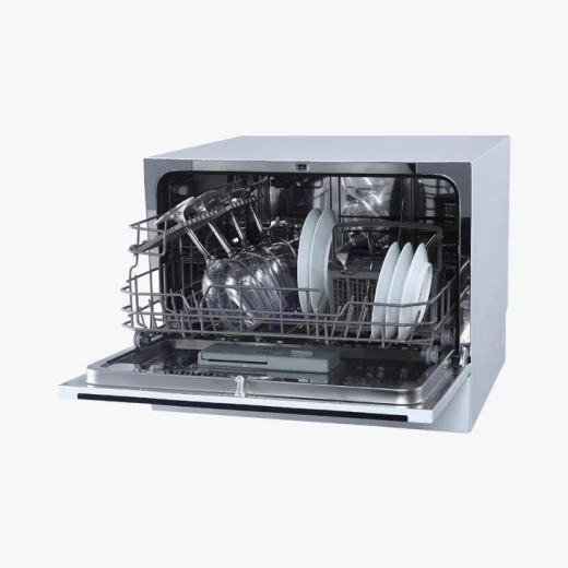 Midea Countertop Dishwasher 6 Sets 7 Programs Silver WQP6‑3602F - Midea - Image 2
