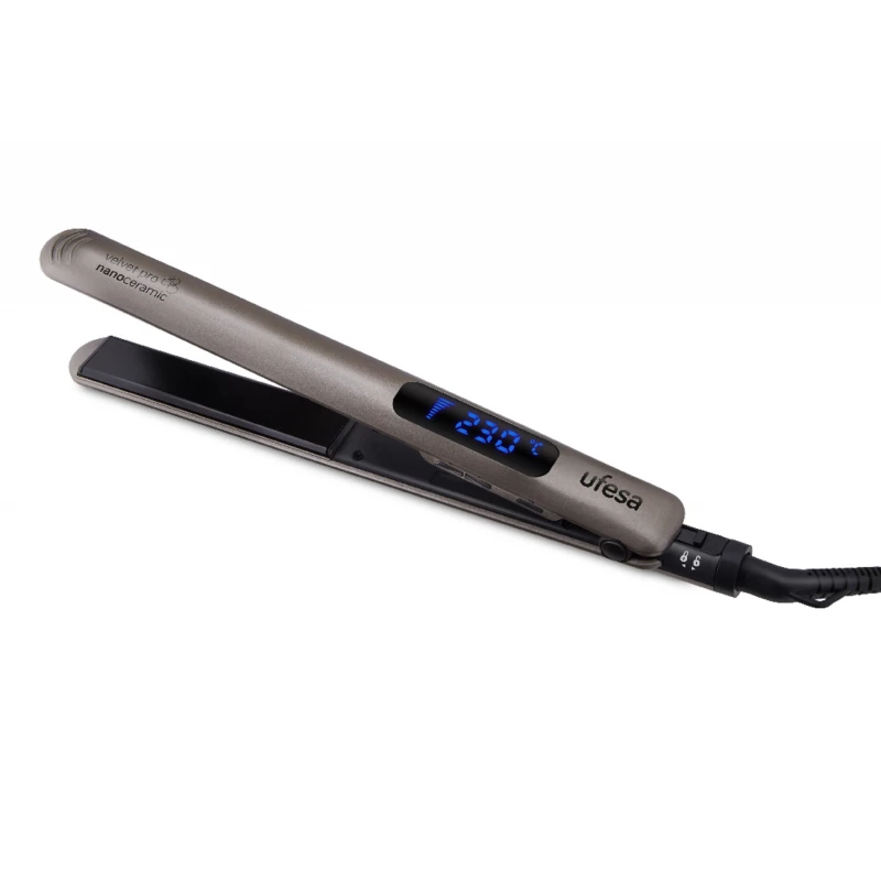 UFESA PP5500 Velvet Hair Straightener – Nano-Ceramic Coating | 150–230 °C - Ufesa