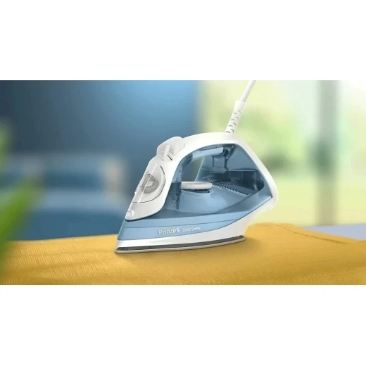 Philips 2000 Series 2000W Steam Iron, 25g/min Steam & 100g Boost, Non-Stick Soleplate, Drip-Stop, DST2010/20 - Philips - Image 2