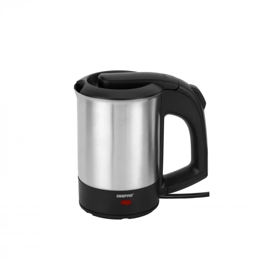 Geepas GK175NV 0.5L Stainless Steel Electric Kettle – 1100W, Auto Shut-Off & Boil Dry Protection, Silver & Black Geepas GK175NV 0.5L Stainless Steel Electric Kettle – 1100W, Auto Shut-Off & Boil Dry Protection, Silver & Black