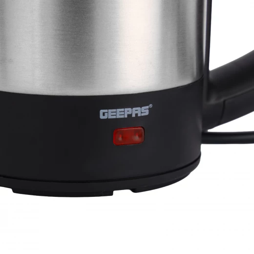 Geepas GK175NV 0.5L Stainless Steel Electric Kettle – 1100W, Auto Shut-Off & Boil Dry Protection, Silver & Black - GEEPAS - Image 3