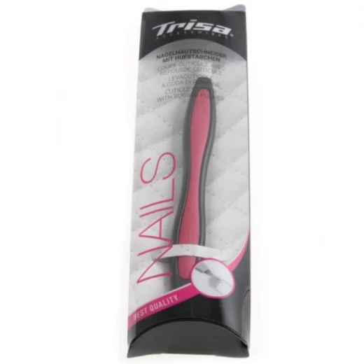 Trisa cuticle cutter with rubber pusher Trisa cuticle cutter with rubber pusher