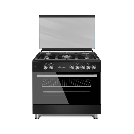Conti, Gas Cooker 90cm,119L, Black Conti, Gas Cooker 90cm,119L, Black