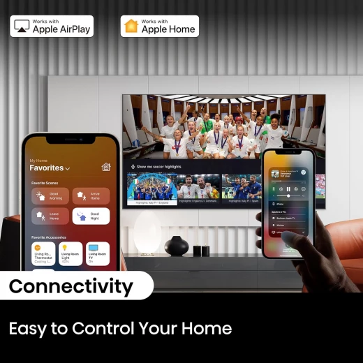تلفزيون QLED ذكي 55 بوصة بدقة 4K – بتقنية Quantum Dot، يدعم HDR10+ وDolby Vision IQ، صوت Dolby Atmos، نظام VIDAA U7، اتصال Wi-Fi وBluetooth من هيسنس - هيسنس - Image 5