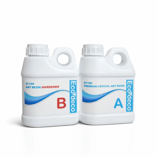 Ecodeco Premium Crystal Yellowing-Resistant Resin (1kg) | Clear Epoxy Resin Ecodeco Premium Crystal Yellowing-Resistant Resin (1kg) | Clear Epoxy Resin