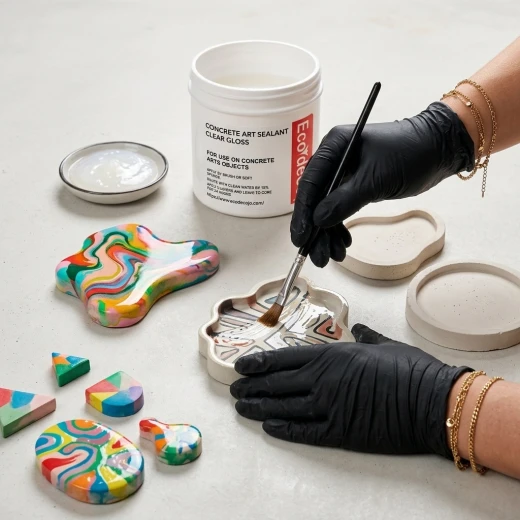 Ecodeco Transparent Glossy Concrete Sealant (450g) | Protective Coating - Ecodeco - Image 3