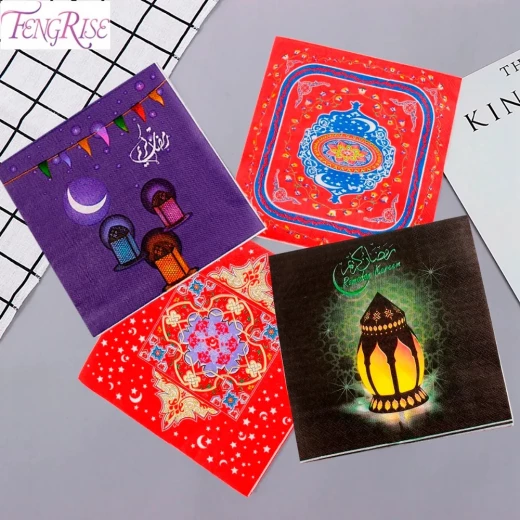 أغطية مائدة رمضان، ألوان متنوعة، 100 × 137 سم أغطية مائدة رمضان، ألوان متنوعة، 100 × 137 سم