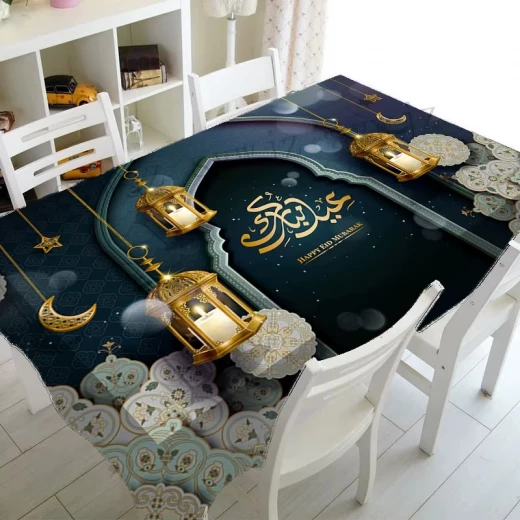 أغطية مائدة رمضان، ألوان متنوعة، 100 × 137 سم - Image 2