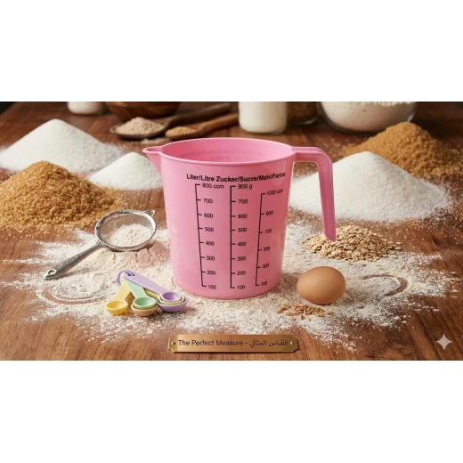 Multicolored Graduated Plastic Measuring Cup / Jug