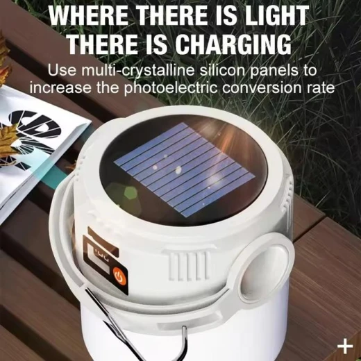 Portable Solar LED Camping Light - Aa - Image 2