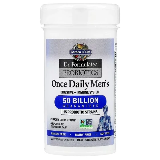 Garden of Life, Dr. Formulated Probiotics, Once Daily Men's, 50 Billion, 30 Vegetarian Capsules - Aa - Image 4