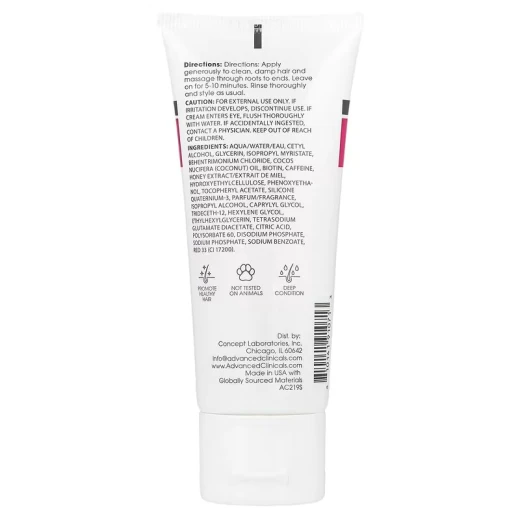 Advanced Clinicals, Biotin, Anti-Breakage Hair Mask , 2 fl oz (59 ml) - Advanced clinicals - Image 2