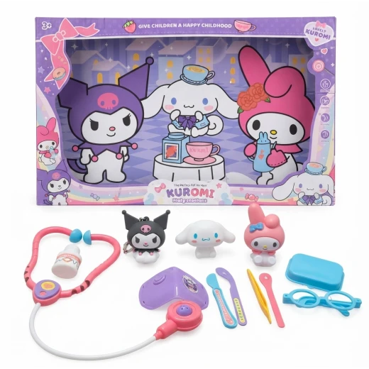 Sensoria - Sanrio Character Pet Doctor & Pediatric Playset (Kuromi & Cinnamoroll) Sensoria - Sanrio Character Pet Doctor & Pediatric Playset (Kuromi & Cinnamoroll)