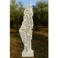 Palestnian map gypsum model for coloring