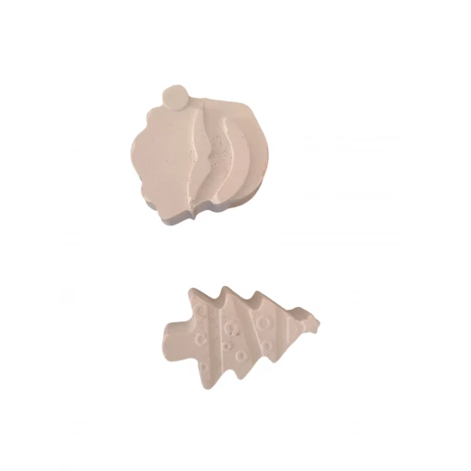 Sensoria ,Christmas package :6 gypsum pieces for coloring 3cm - sensoria - Image 3
