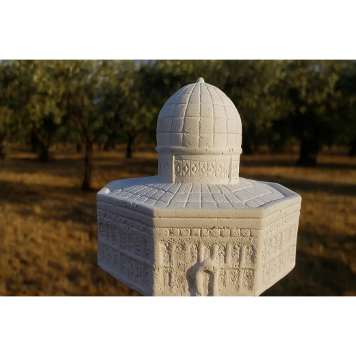 Sensoria Dome of the rock gypsum model for coloring around 8cm in diameter Sensoria Dome of the rock gypsum model for coloring around 8cm in diameter