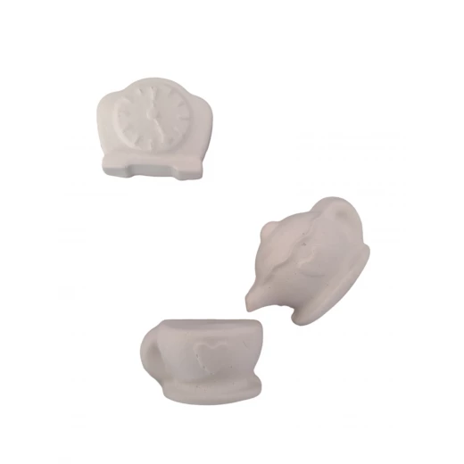 Sensoria Tea party gypsum models for coloring ,small  6 pieces - sensoria - Image 5