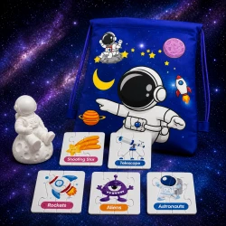 Sensoria, Space Art Activity Bag for Kids , Creative Learning & Sensory Exploration