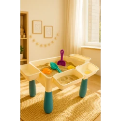 Sensoria, changable building block table with chair ,  92 pieces 