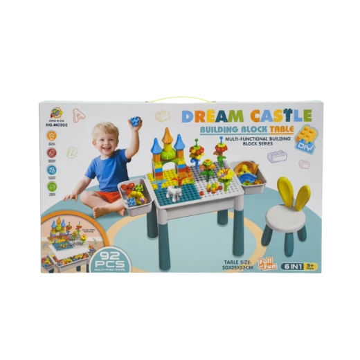 Sensoria, changable building block table with chair ,  92 pieces  - sensoria - Image 6