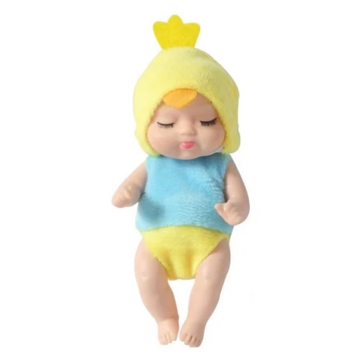 mini sleeping baby doll in Blue & Yellow Dress 11 cm mini sleeping baby doll in Blue & Yellow Dress 11 cm