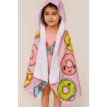 Sensoria, Donuts Hooded  towels for Kids age 2-10 years - sensoria
