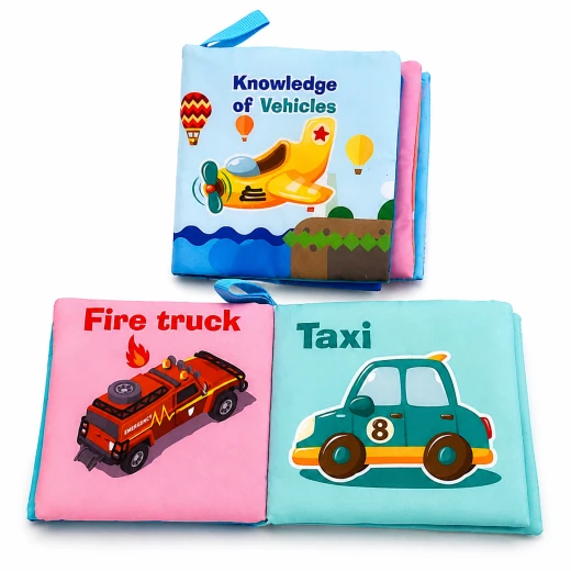 Sensoria |4  Interactive Fabric Baby Book – 4 Educational Themes - sensoria - Image 3