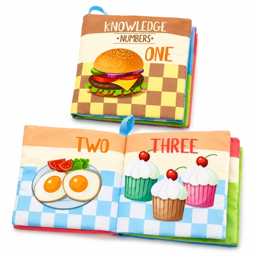 Sensoria |4  Interactive Fabric Baby Book – 4 Educational Themes - sensoria - Image 4