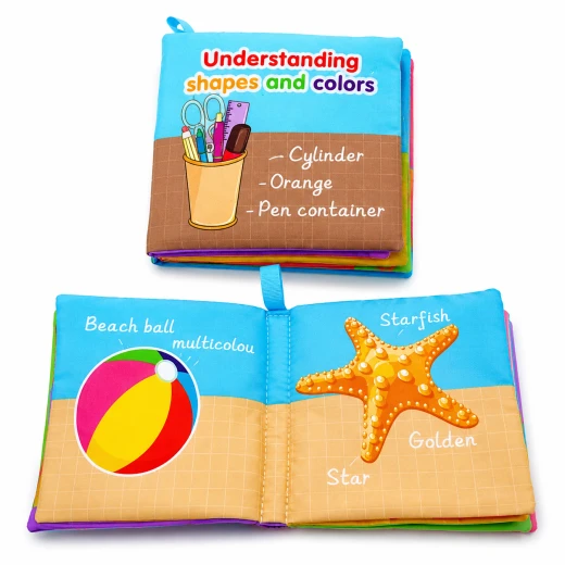 Sensoria |4  Interactive Fabric Baby Book – 4 Educational Themes - sensoria - Image 5