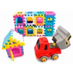 Sensoria, Creative Building Blocks Set with Take-Apart Dump Truck | 59-Piece Educational Construction Toy - sensoria