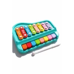 Sensoria 2-in-1 Piano & Xylophone – Musical Development Toy for Kids-21 cm in length - sensoria