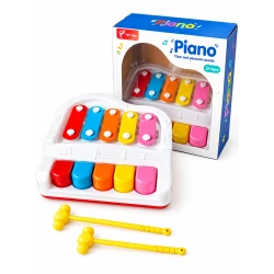 Sensoria 2-in-1 Piano & Xylophone – Musical Development Toy for Kids-