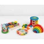 Sensoria ,Montessori Educational Wooden Toys Set (6-in-1) - Developing Children's Intelligence and Creativity Skills - sensoria