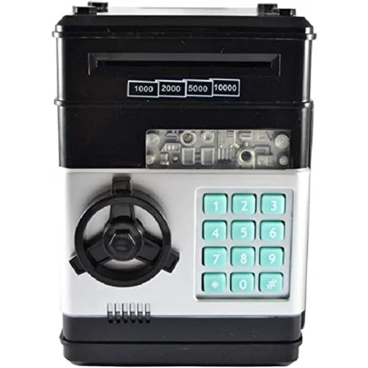 Sensoria Electronic Piggy Bank – Kids Mini ATM Money Saving Bank with Password Lock  - sensoria - Image 7