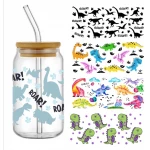 Alia's Gifts Decorate Dinosaur Glass Tumbler - Alia Gift