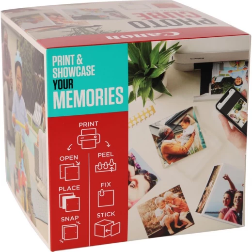 Canon Photo Cube Creative Pack - PP-201 5x5” Photo Paper Plus Glossy II (40 Sheets) + Photo Frame - Compatible with Canon PIXMA Printers - Canon - Image 4