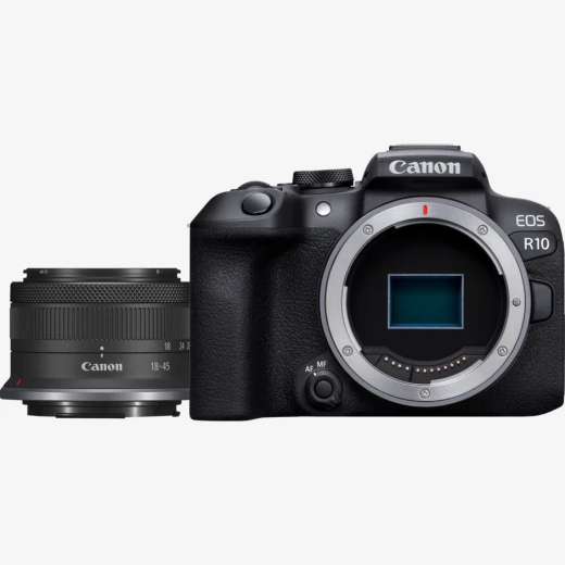 Canon EOS R10 with RF-S 18-45mm IS STM lens (5331C010AA), a powerful mirrorless camera featuring fast autofocus, high-resolution image quality, 4K video recording, and a versatile zoom lens ideal for photography and content creation - Canon - Image 5