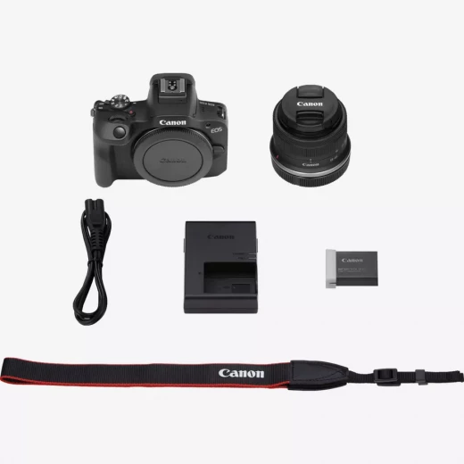 Canon EOS R100 with RF-S 18-45mm lens (6052C013AA), a compact mirrorless camera offering high-quality photos and videos, easy handling, fast autofocus, and versatile zoom lens for everyday shooting and content creation - Canon - Image 3