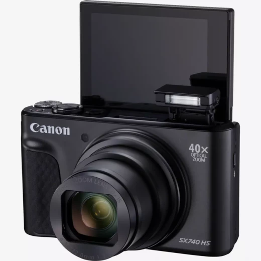Canon PowerShot SX740 HS Lite Edition Black, 20.3MP, 40x Optical Zoom, 4K Video, Wi-Fi & Bluetooth Compact Travel Camera Canon PowerShot SX740 HS Lite Edition Black, 20.3MP, 40x Optical Zoom, 4K Video, Wi-Fi & Bluetooth Compact Travel Camera