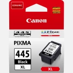 خرطوشة حبر سوداء XL PG-445 ,إنتاجية عالية، 15 مل، تطبع حتى 400 صفحة, حبر صبغي بنصوص واضحة، متوافقة مع طابعات كانون بيكسما من كانون - كانون