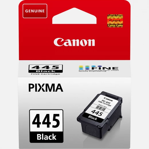 خرطوشة حبر سوداء من كانون PG-445 ,حبر صبغي لطباعة نصوص واضحة، 8 مل، تطبع حتى 180 صفحة, متوافقة مع طابعات كانون بيكسما من كانون - كانون - Image 2