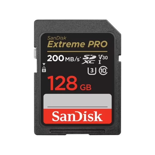 SanDisk Extreme PRO SDHC™ And SDXC™ UHS-I Card - 128GB SanDisk Extreme PRO SDHC™ And SDXC™ UHS-I Card - 128GB