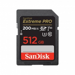 بطاقة ذاكرة سانديسك إكستريم برو سعة 512 جيجابايت (SDSDXXD-512G-GB4IN)